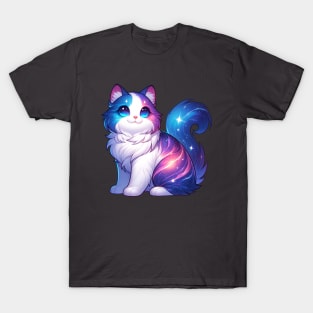 Beautiful Cat with Bright Colors T-Shirt